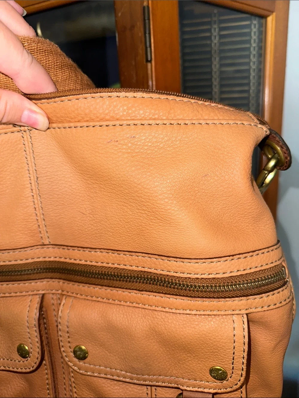 Fossil genuine leather
